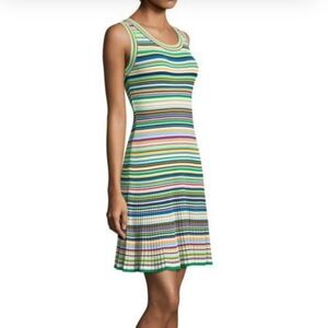 Milly striped mini dress